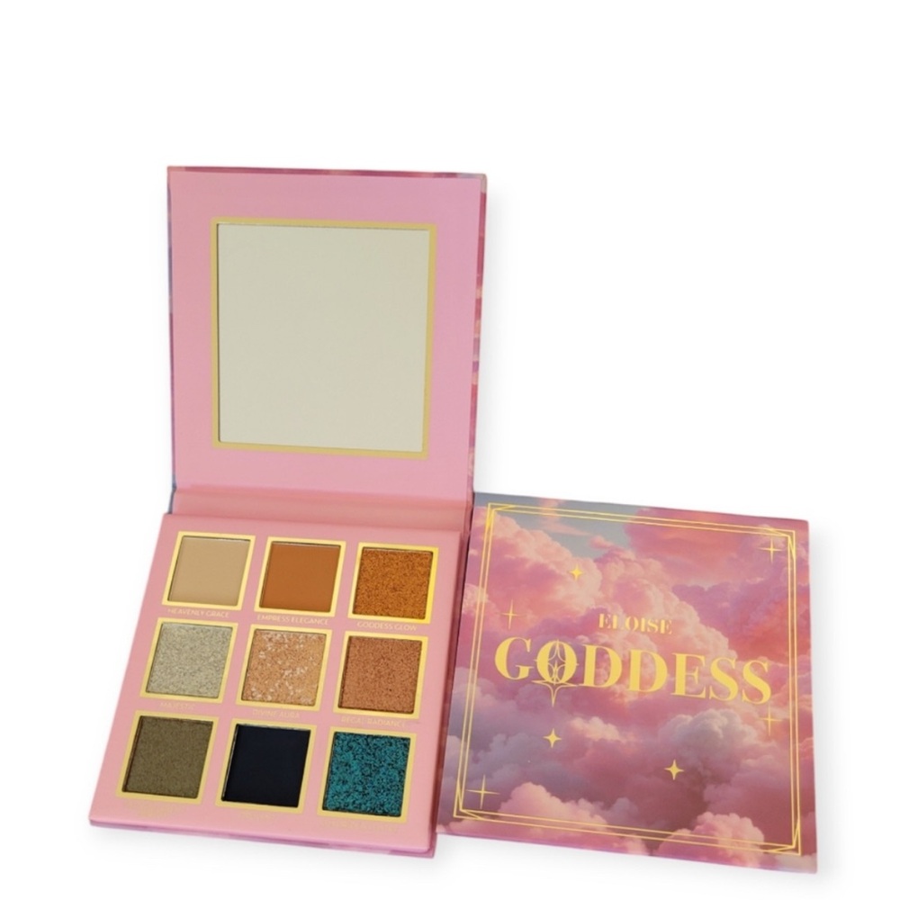Eloise Beauty Goddess Blue Brown Matte Shimmer Eyeshadow Palette